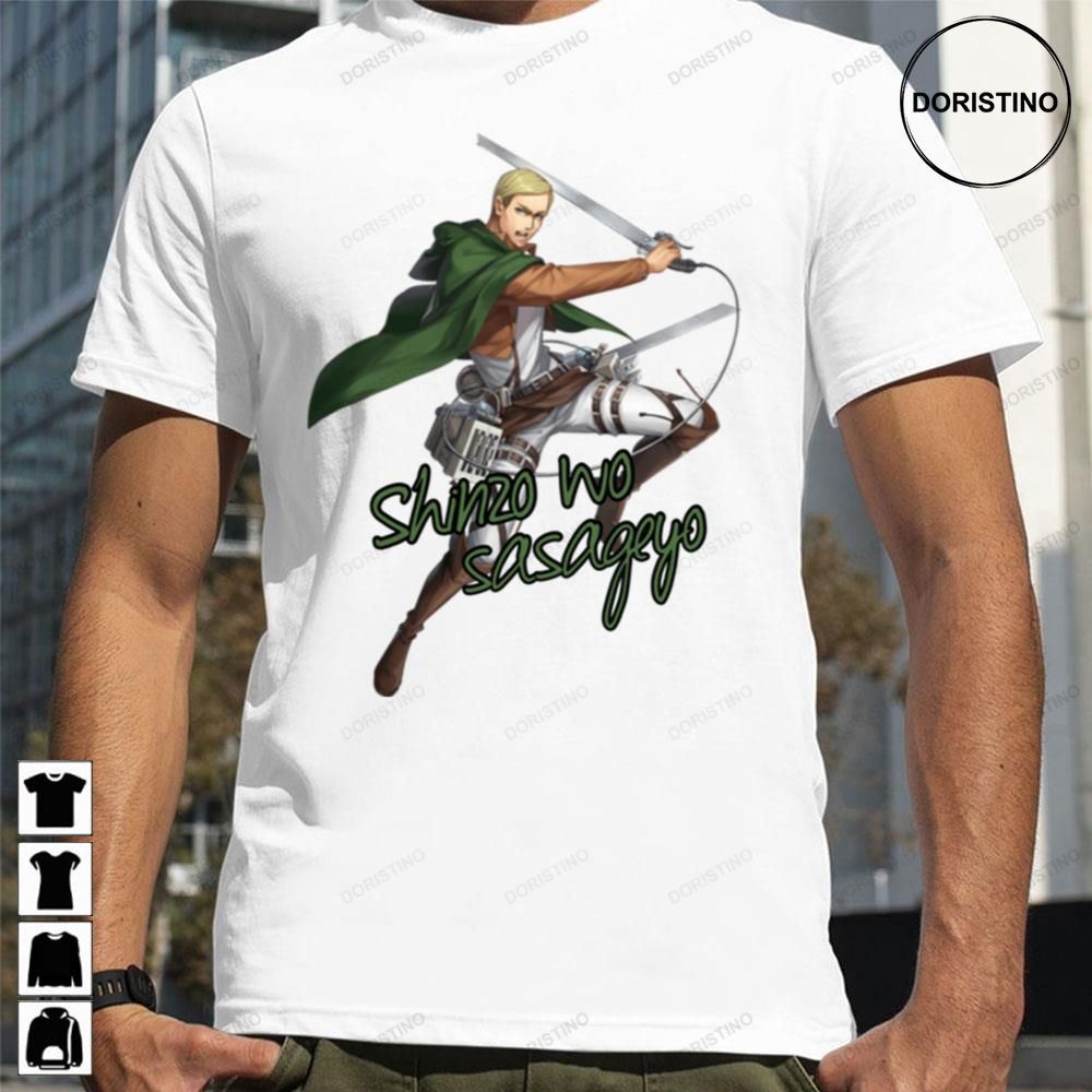 Shinzo Wo Sasageyo Attack On Titan Limited Edition T-shirts